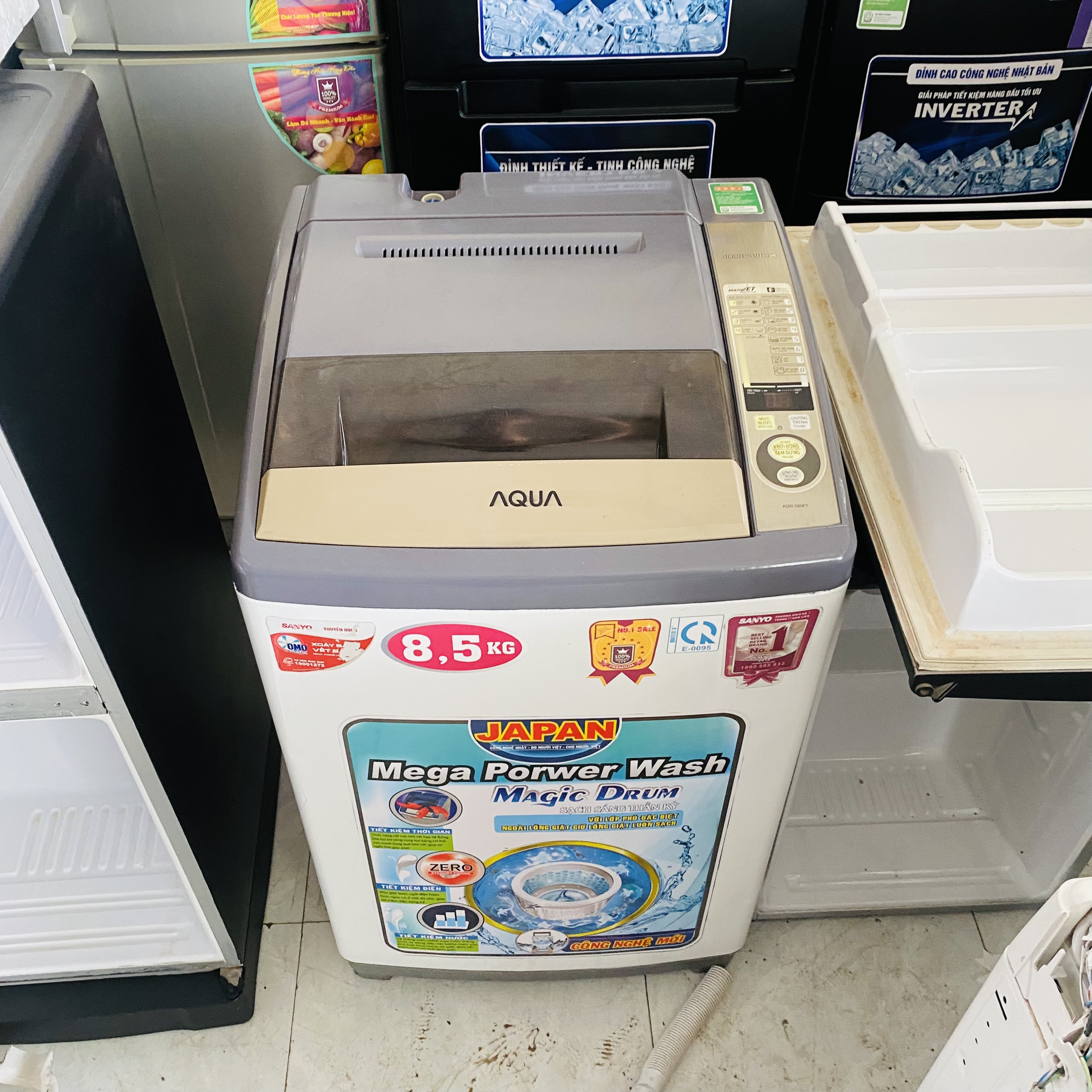 Máy Giặt 8KG Aqua  AQW - S80KT (QSD) — ảnh 2