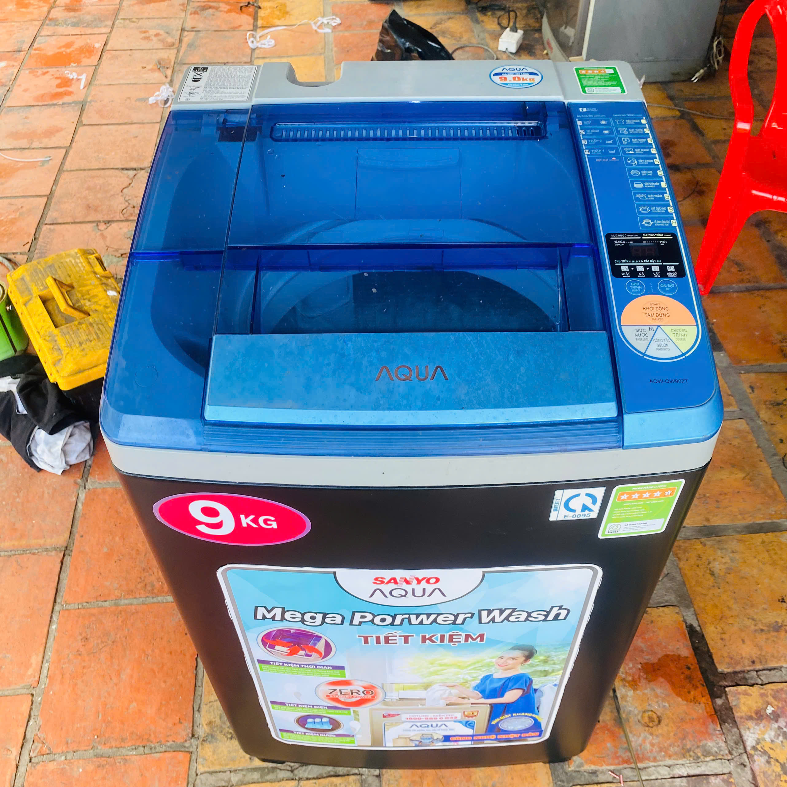  Máy Giặt Aqua 9Kg S90KT QSD — ảnh 2