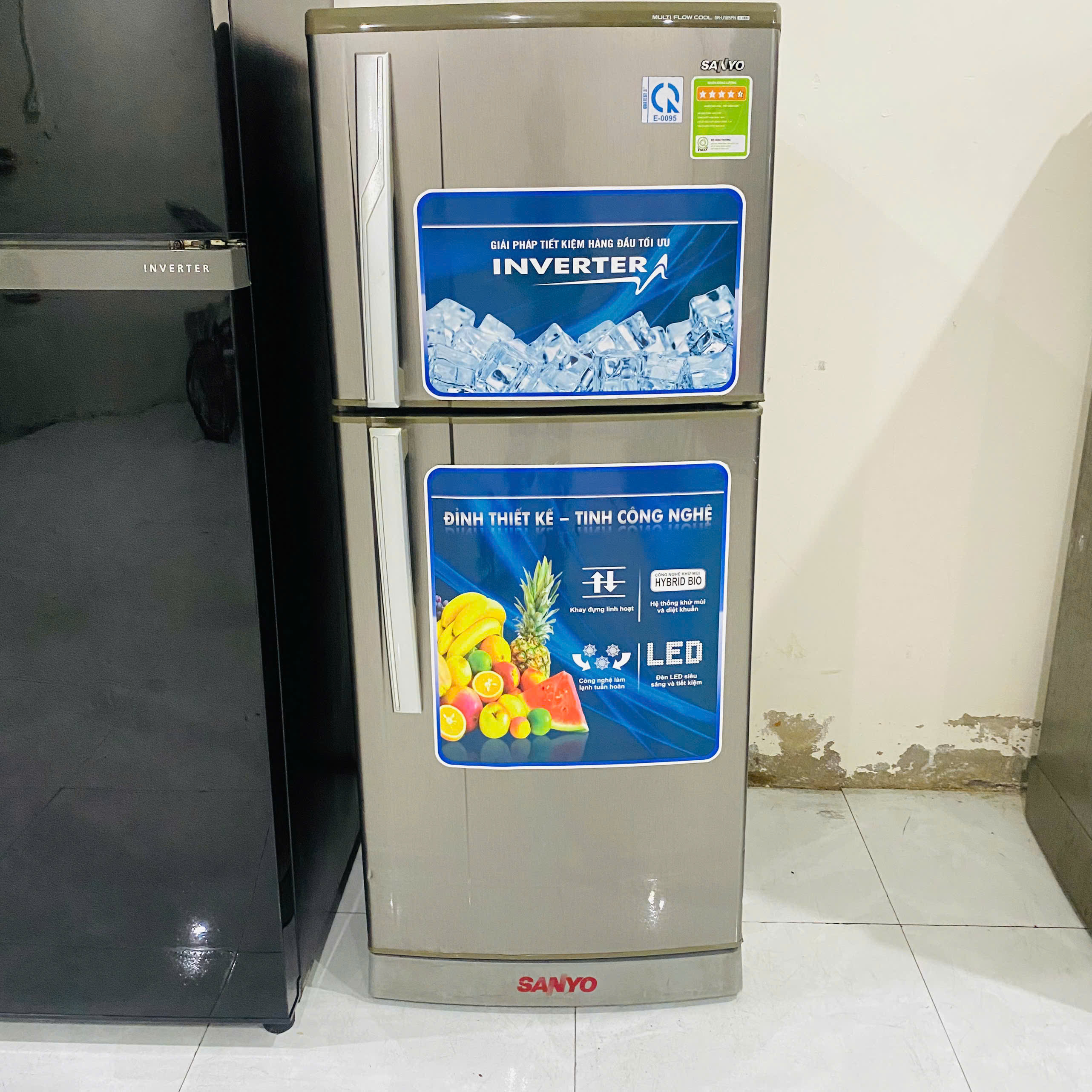 Tủ lạnh SR-U185PN Sanyo QSD (185L)