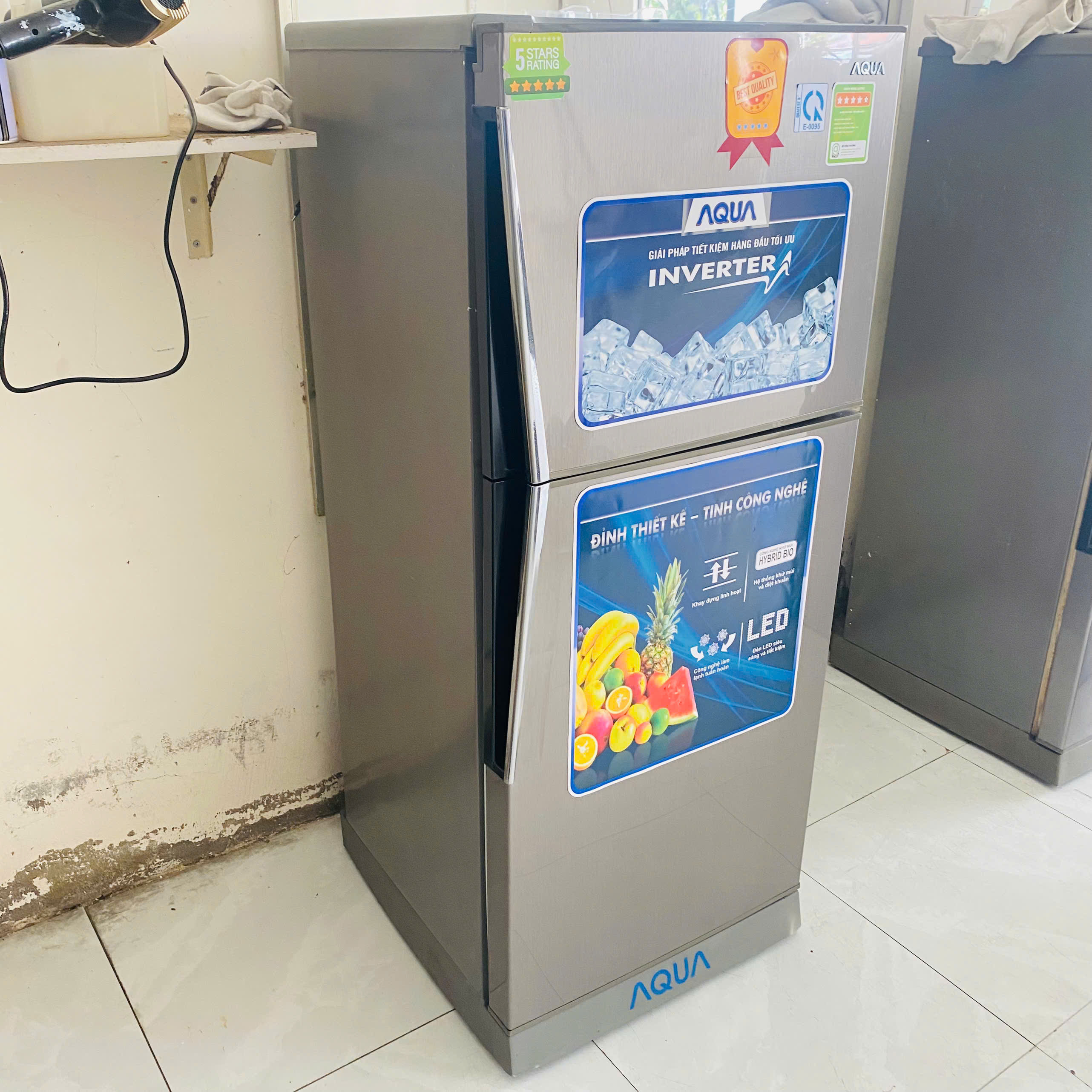 Tủ lạnh AQR-U185BN Aqua QSD (185L) — ảnh 3