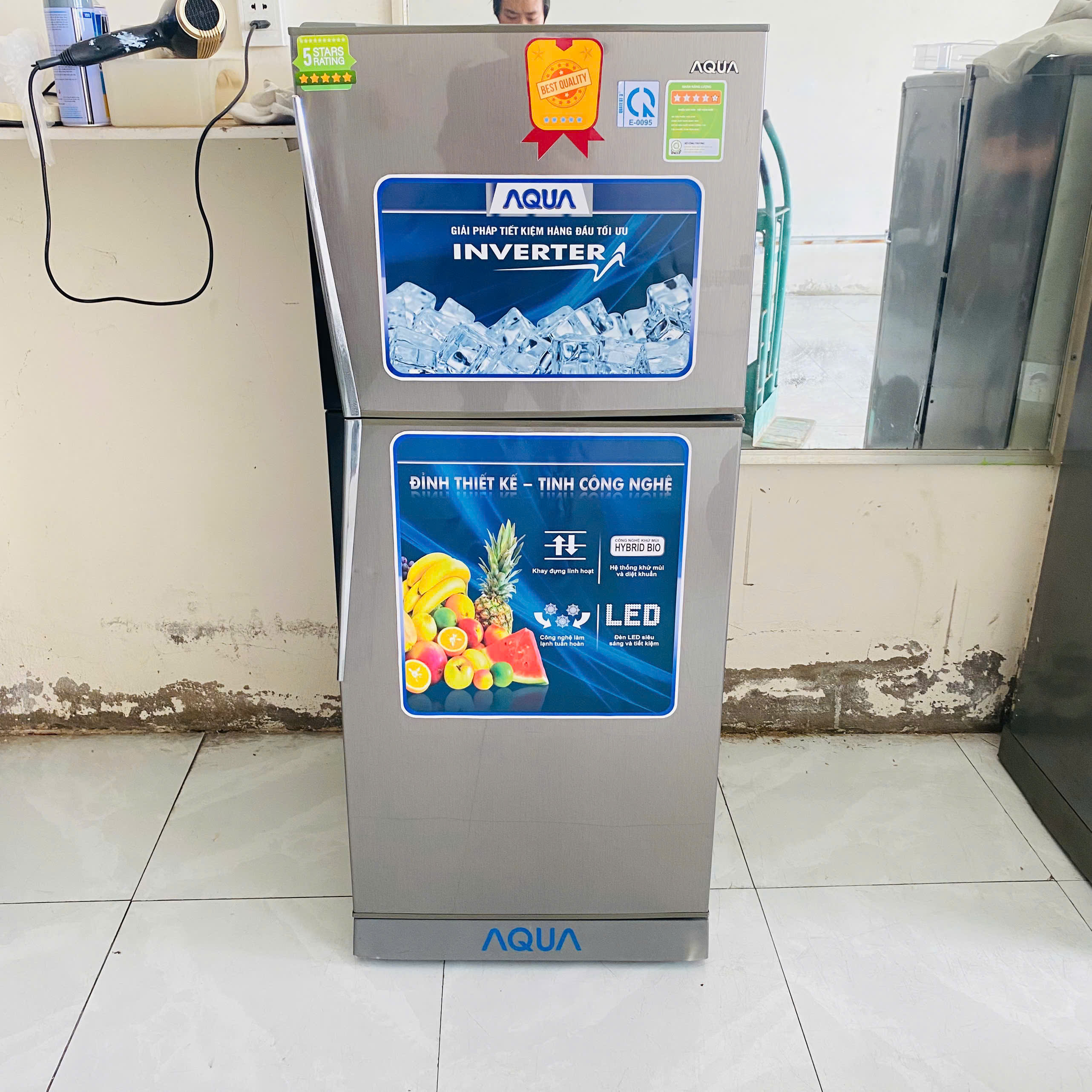 Tủ lạnh AQR-U185BN Aqua QSD (185L) — ảnh 4