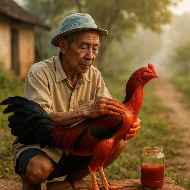 Rượu nghệ đỏ – Bí quyết phục hồi da, dưỡng cơ và om gà chọi hiệu quả